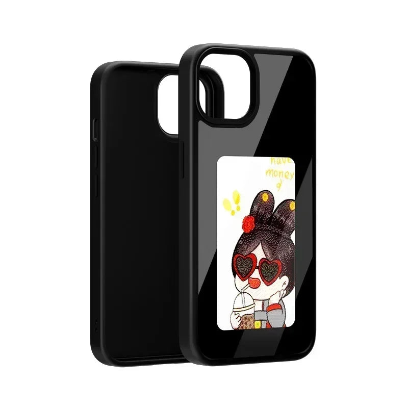 SmartInk™ E-Ink NFC Phone Case – DIY Customizable Display for iPhone 11/12/13/14/15/16