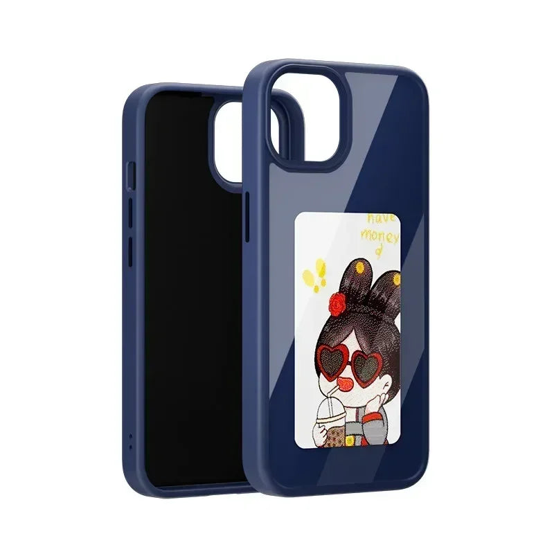 SmartInk™ E-Ink NFC Phone Case – DIY Customizable Display for iPhone 11/12/13/14/15/16