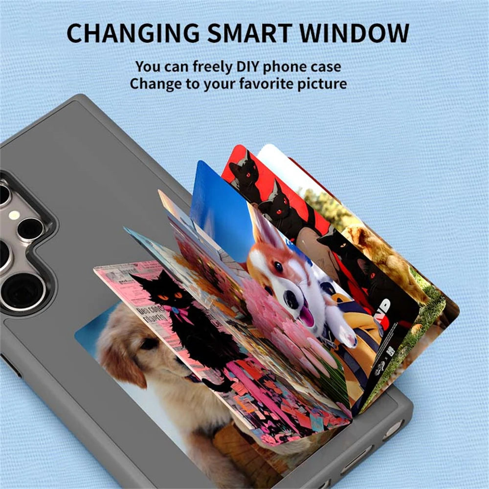 SmartInk™ E-Ink NFC Phone Case – DIY Customizable Display for Samsung Galaxy