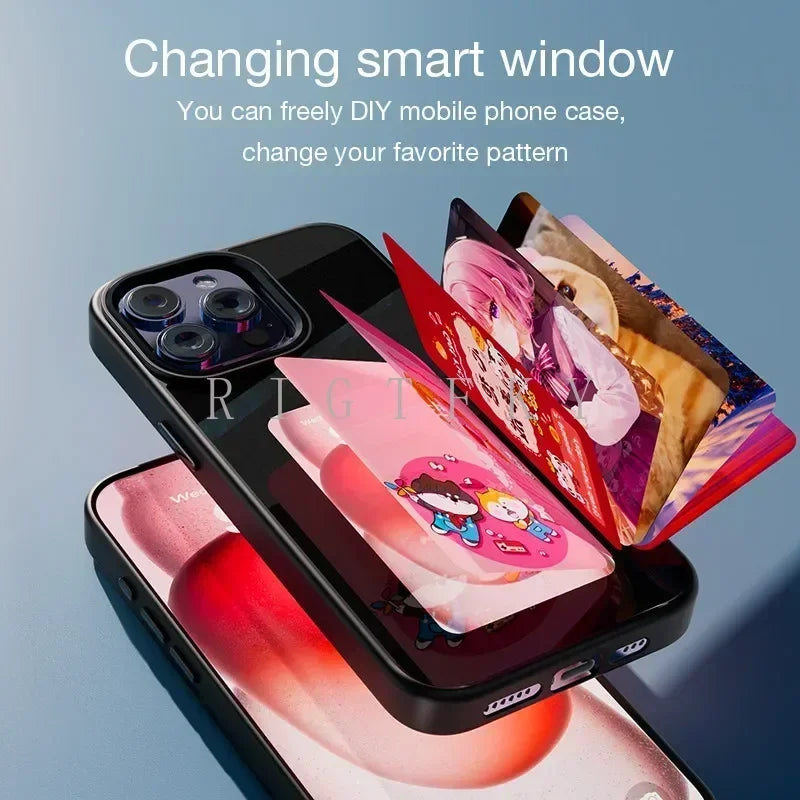SmartInk™ E-Ink NFC Phone Case – DIY Customizable Display for iPhone 11/12/13/14/15/16