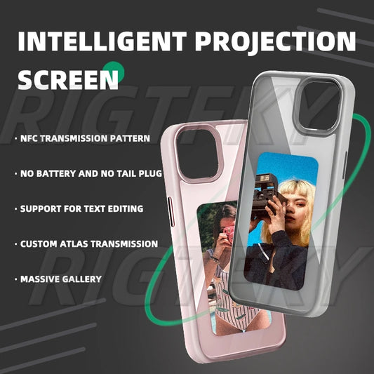 SmartInk™ E-Ink NFC Phone Case – DIY Customizable Display for iPhone 11/12/13/14/15/16